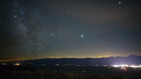 Beautiful Time Lapse Of The Night Sky. 動画素材 112615277