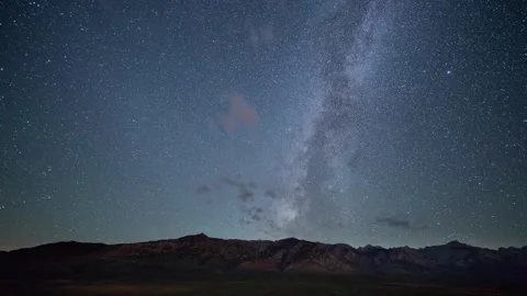 Beautiful time lapse of the night sky Stock Footage 316029889