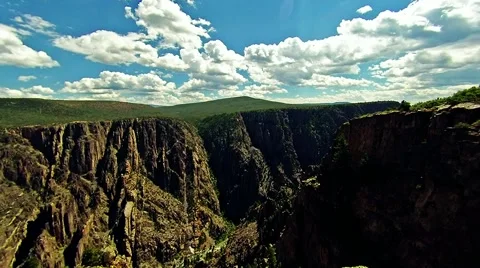 Beautiful Time Lapse Over Huge Canyon Stock Footage 40690033