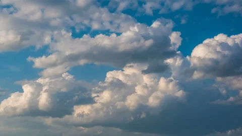 Beautiful time lapse over a keen summer landscape Stock Footage 92887424