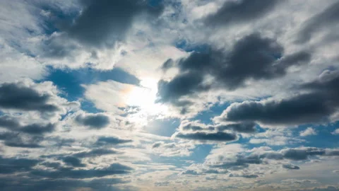 Beautiful time lapse over a keen summer landscape Stock Footage 93398950
