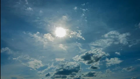 Beautiful time lapse over a keen summer landscape Stock Footage 93858682