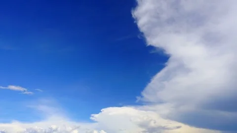 Beautiful time lapse of thunderstorm clouds. Ultra HD video, 3840, 2160 Stock Footage 78052070