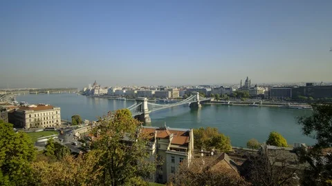 Beautiful timelapse of Budapest Stock Footage 98482389