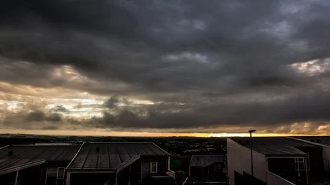 A beautiful timelapse with a cloudy skyes Video stock 94624065
