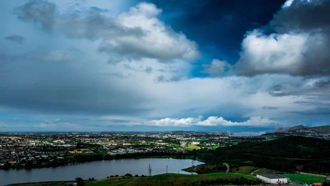 A beautiful timelapse with a cloudy skyes Video stock 94624304