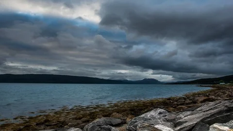 A beautiful timelapse with a cloudy skyes Video stock 94624899