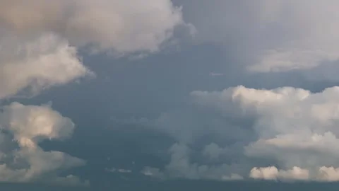 Beautiful timelapse of dramatic clouds after the rain Stock Footage 283337025