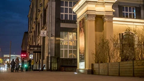 Beautiful timelapse, landscape and view of the city Video stock 129682455