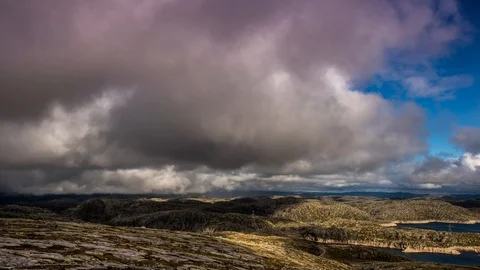 A beautiful timelapse with mountains Video stock 94621715