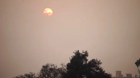 Beautiful Timelapse sunset in clouds Stock Footage 319999959