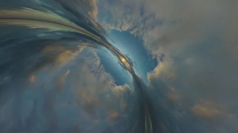 Beautiful Timelapse of a Sunset over the Ocean Stock Footage 288230928