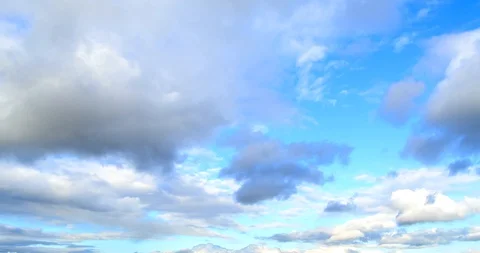 Beautiful timelapse, view and scene on a moving cloud Stock-Footage 129501595