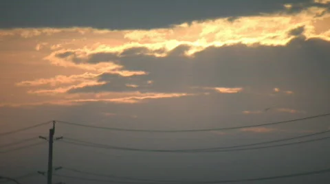 Beautiful timelapsed clouds move and continuously change shape (High Definition) Video stock 67519