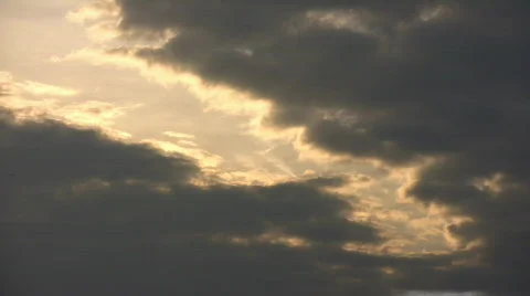 Beautiful timelapsed clouds move and continuously change shape (High Definition) Stock Footage 67529