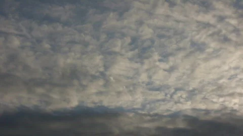 Beautiful timelapsed clouds slowly drift along at dusk (High Definition) Stock Footage 69046