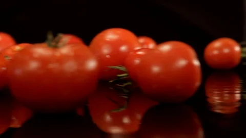 Beautiful Tomatoes Stock Footage 76471720