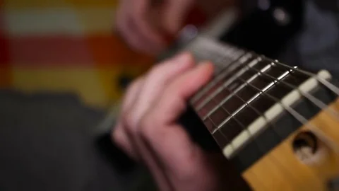 Beautiful touch the strings Stock Footage 71091991