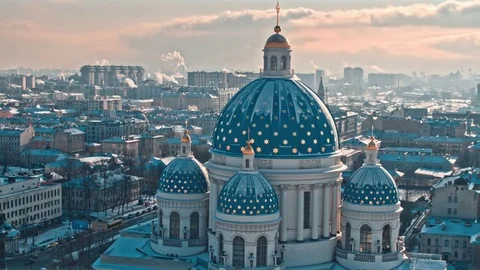 Beautiful Trinity Cathedral Video stock 82900736