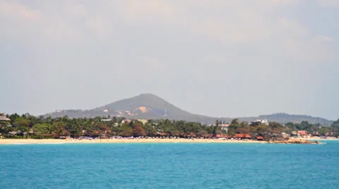 Beautiful tropical beach Stock Footage 35724366
