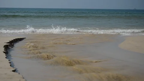 Beautiful tropical beach Stock Footage 121296856