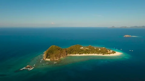 Beautiful tropical island. Stock Footage 101456696