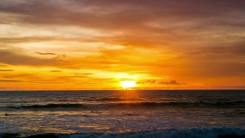 Beautiful tropical sunset. Stock Footage 78133038