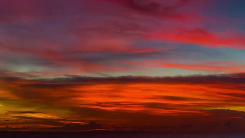 Beautiful tropical sunset. Vídeos de archivo 78140220