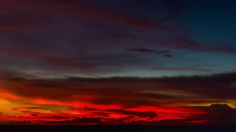 Beautiful tropical sunset. Vídeos de archivo 78549803