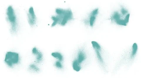 Beautiful turquoise explode brushes background Foto stock