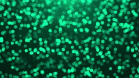 Beautiful Turquoise glitter particles falling and flickering  black background Stock Footage 276408928