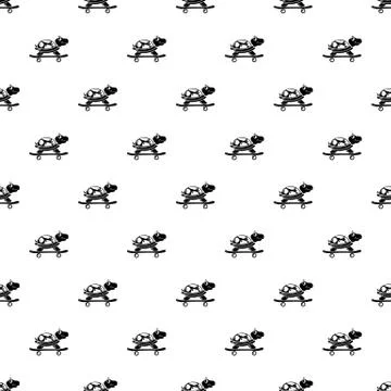 Beautiful turtle icon, simple style Illustrazione stock