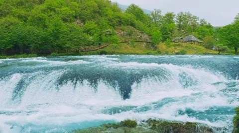 Beautiful Una river Video stock 65261371