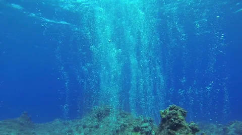 Beautiful Under water Bubbles Stock Footage 39428855