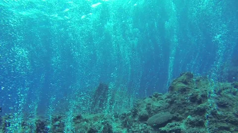Beautiful Under water Bubbles Stock Footage 39430845
