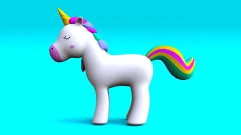 Beautiful Unicorn image Stock Illustration