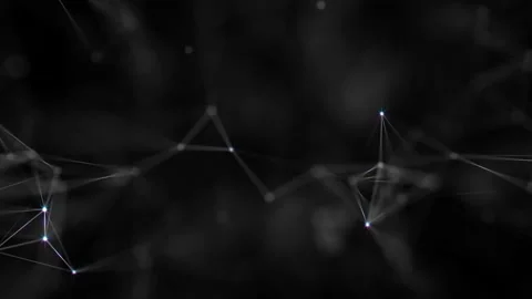 Beautiful universe. Connection of shining elements. Place for text. Business Stock Footage 90635740