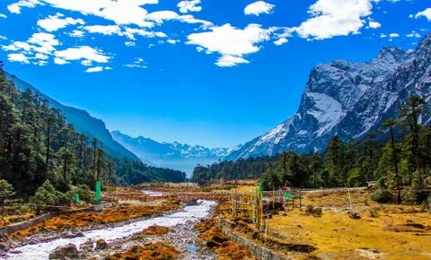Beautiful valley Stock Photos