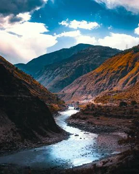 A Beautiful Valley Stock Photos
