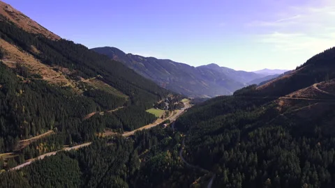 A beautiful valley with a small population Stock Footage 141994004