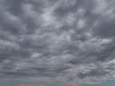 Beautiful various forms clouds in the high sky Stock Photos