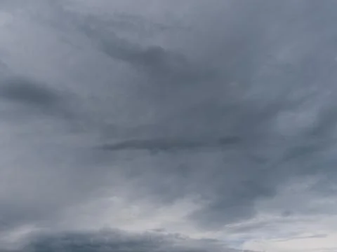 Beautiful various forms clouds in the high sky Foto stock