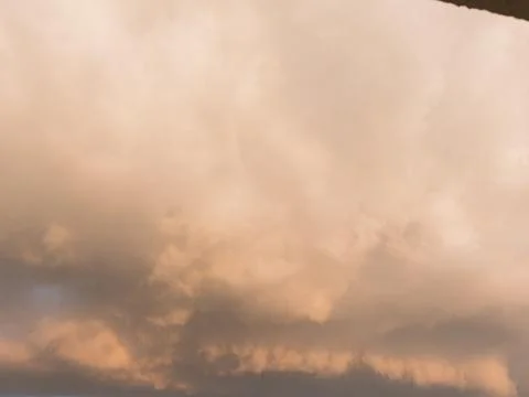 Beautiful various forms clouds in the high sky Stock Photos