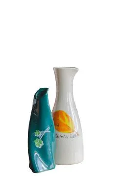 Beautiful vase image on the white background Foto stock