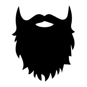 The Beautiful Vector beard Stock Illustration