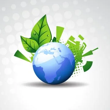 Beautiful vector blue earth Stock-Illustration
