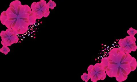 Beautiful vector bows. Sweets from small hearts Illustration