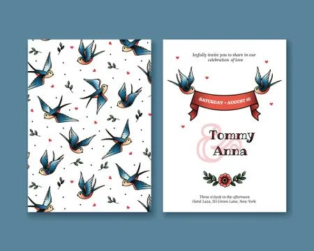 Beautiful vector card Stock Illustration