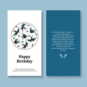 Beautiful vector card Stock Illustration