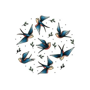 Beautiful vector card Stock Illustration